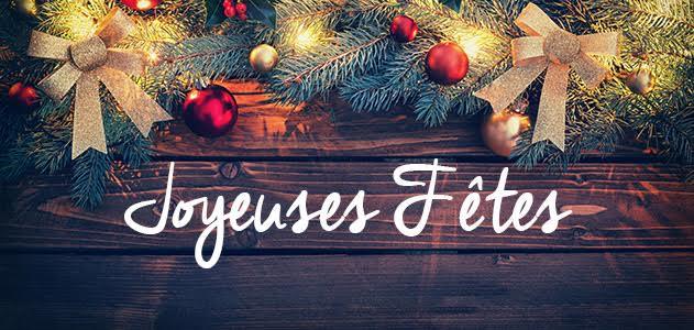 Menu des fêtes de fin d’année 2019