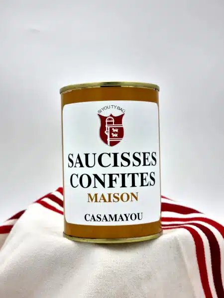 Saucisses confites (environ 5)